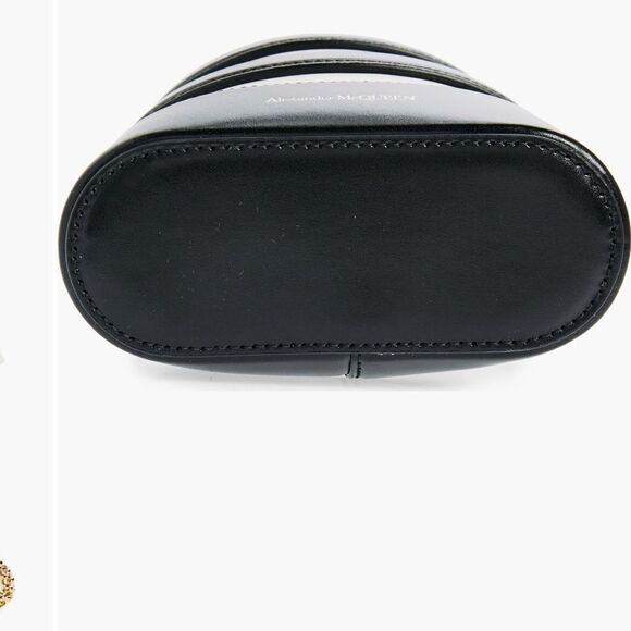 Alexander McQueen Mini The Rise Leather Bucket Bag - Picture 5 of 11